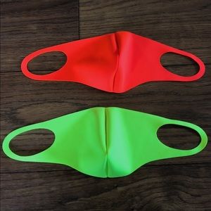 neon face masks